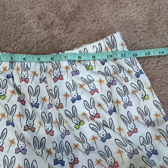 Roller Rabbit Celebration Bunnies Polo Pajama Set Size P - Picture 15 of 15